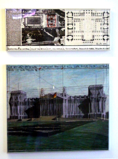 Wrapped Reichstag Berlin 1994 c