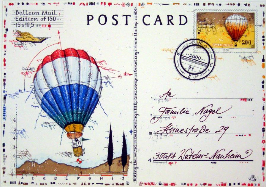 Postcard Balloon