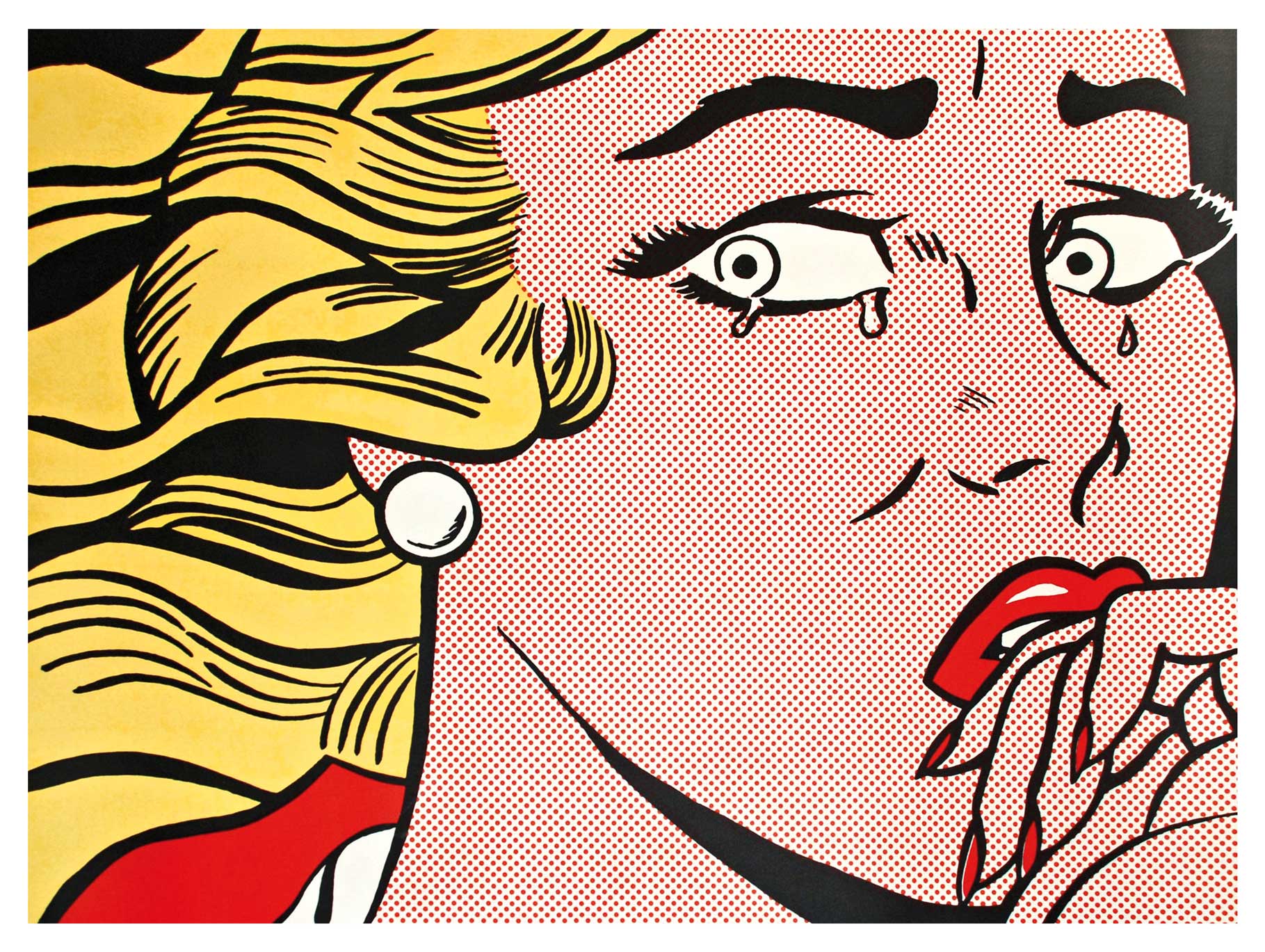 Roy Lichtenstein: Crying Girl (Mailer)