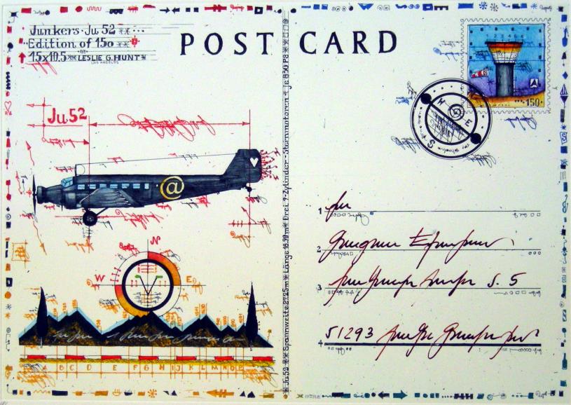 Postcard Ju 52