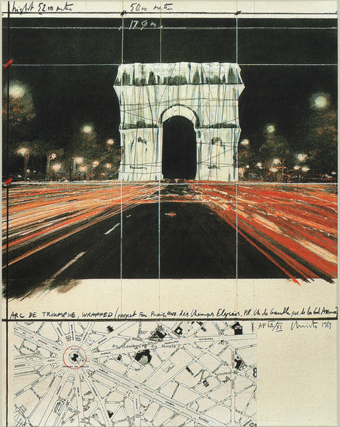 Arc de Triomphe Wrapped 1989