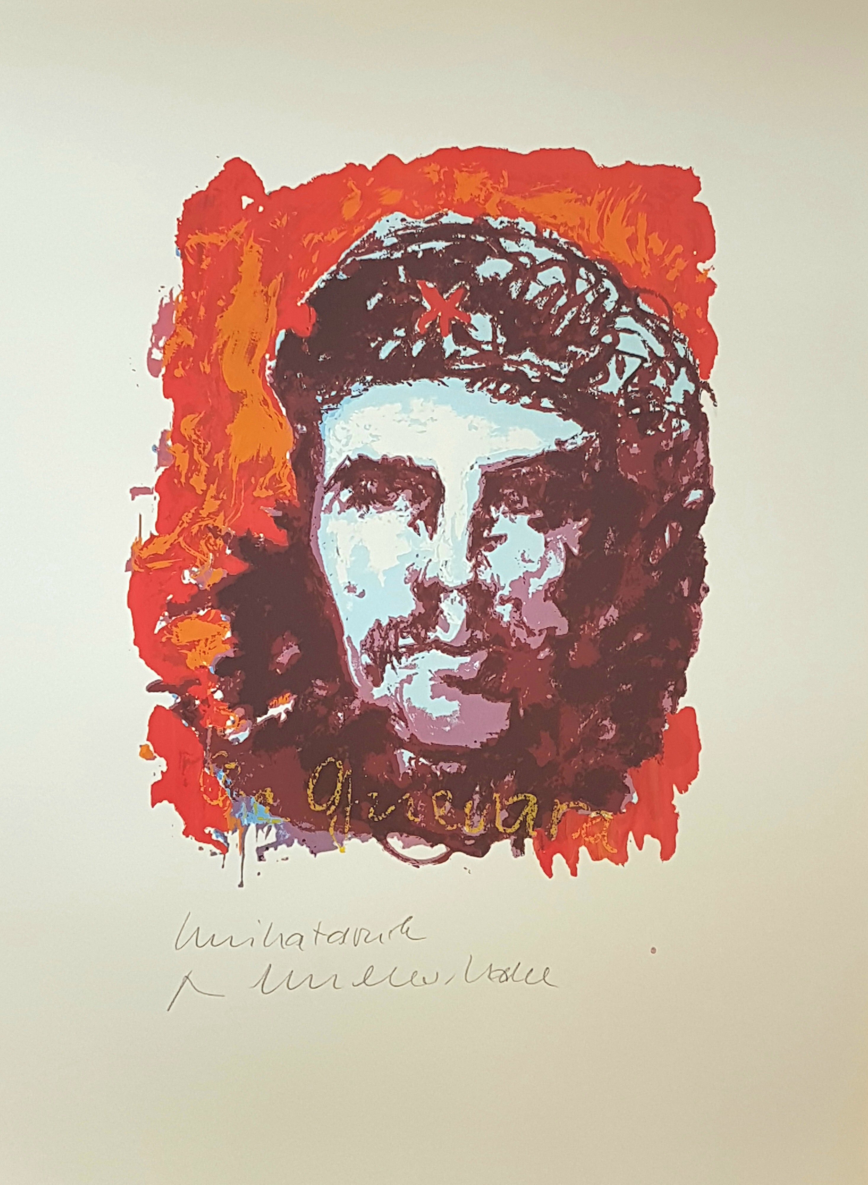 Che Guevara - Unikatdruck - No. 2 (Rot-Orange)