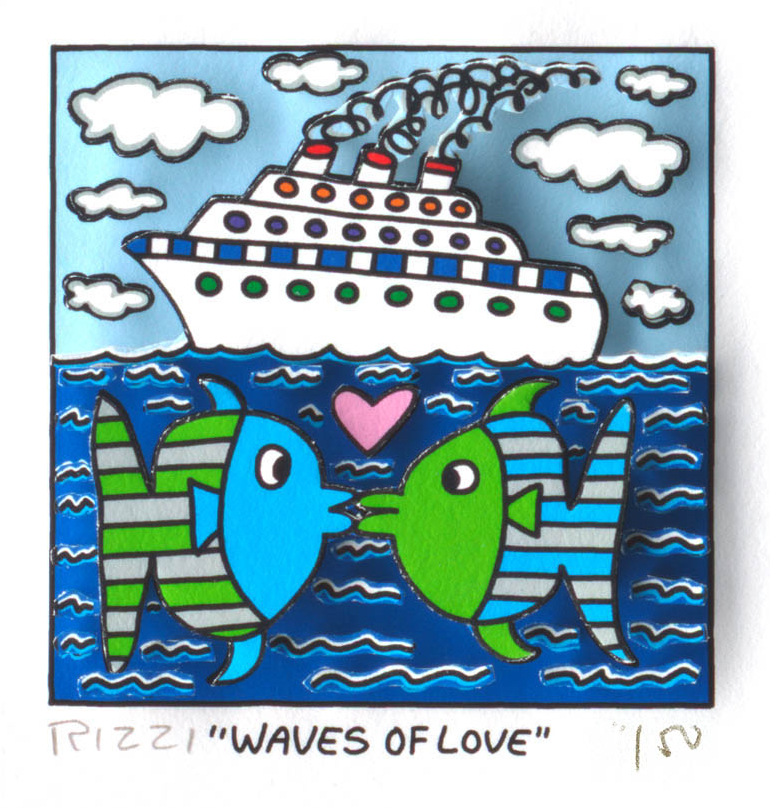 Waves of Love, gerahmt