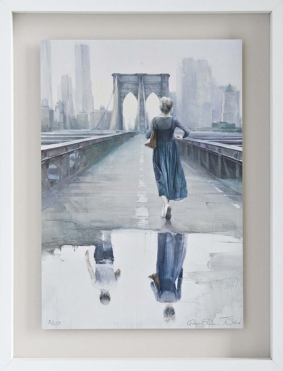 Bridge (Frau im blauen Kleid) - 2019