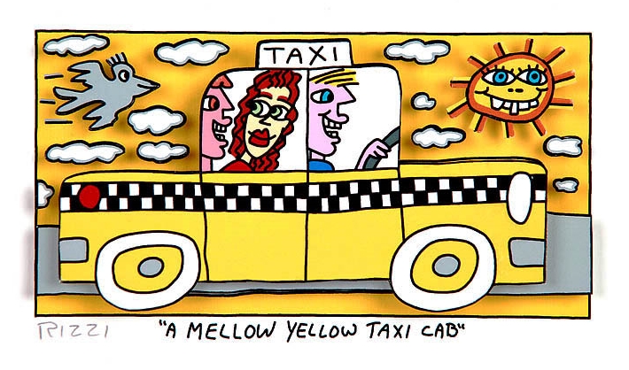 A Mellow Yellow Taxi Cab