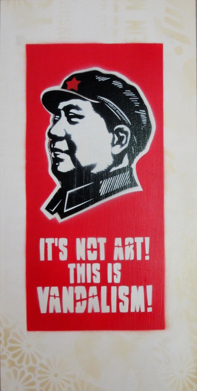 Mao - Its not Art! This is Vandalism!