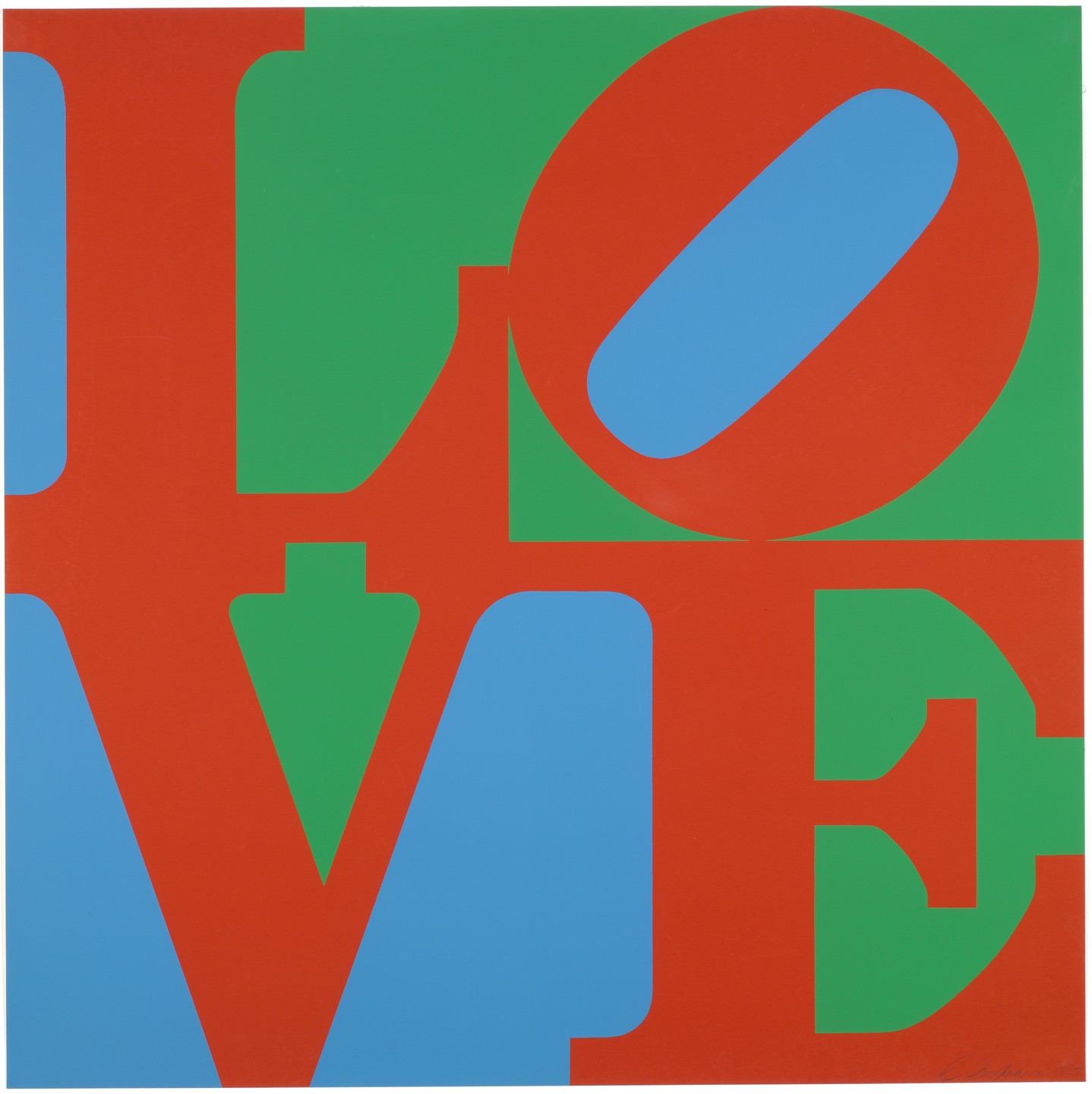 Robert Indiana: LOVE (red green blue)