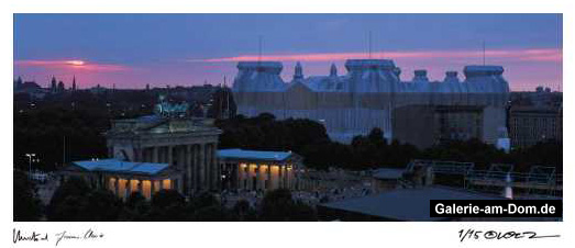 Reichstag Sonnenuntergang 1995