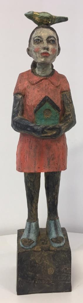 Vogelfrau Bronze