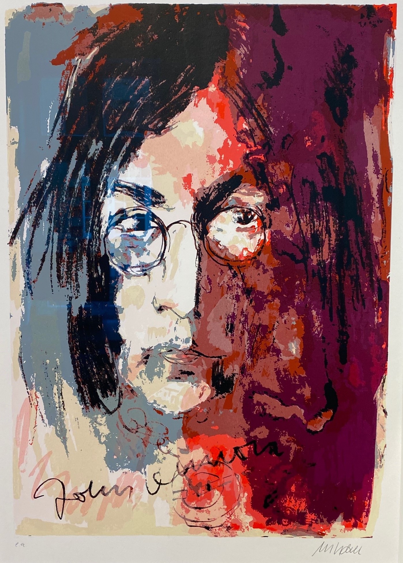 John Lennon 2015, gerahmt