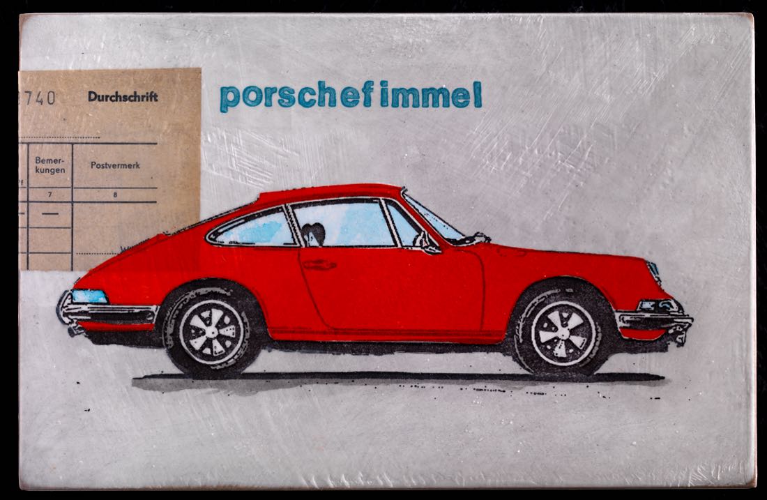 Porschefimmel Rot nach Rechts