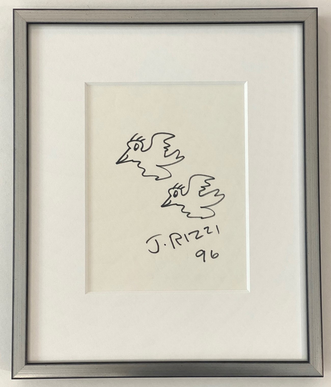 Two Rizzi Birds 96 (Briefpapier)