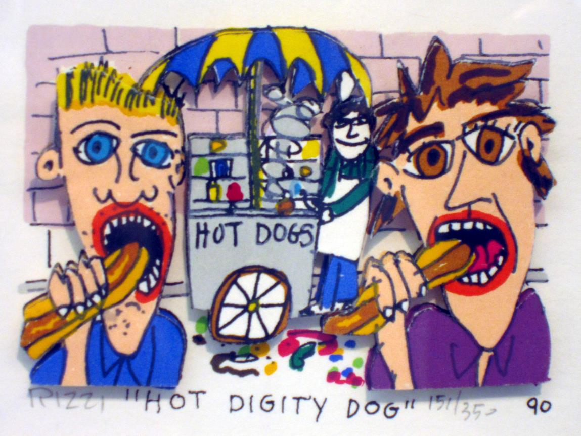 Hot Digity Dog, gerahmt