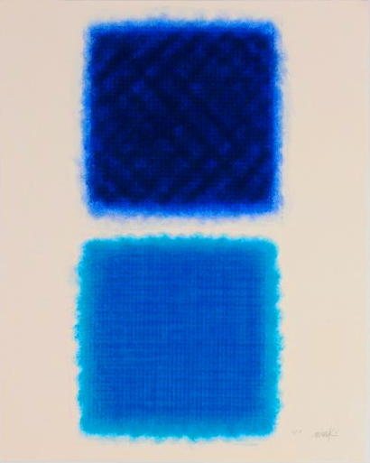 Chromatik blau-blau