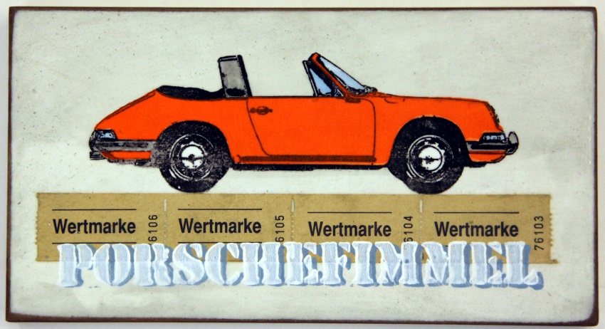 Porschefimmel Orange nach Rechts