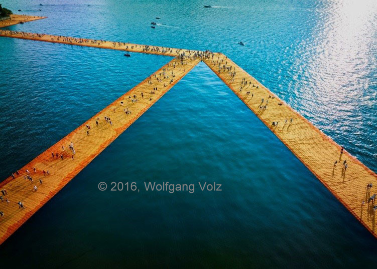 ohne Titel, 2016 (The Floating Piers) - WV 01