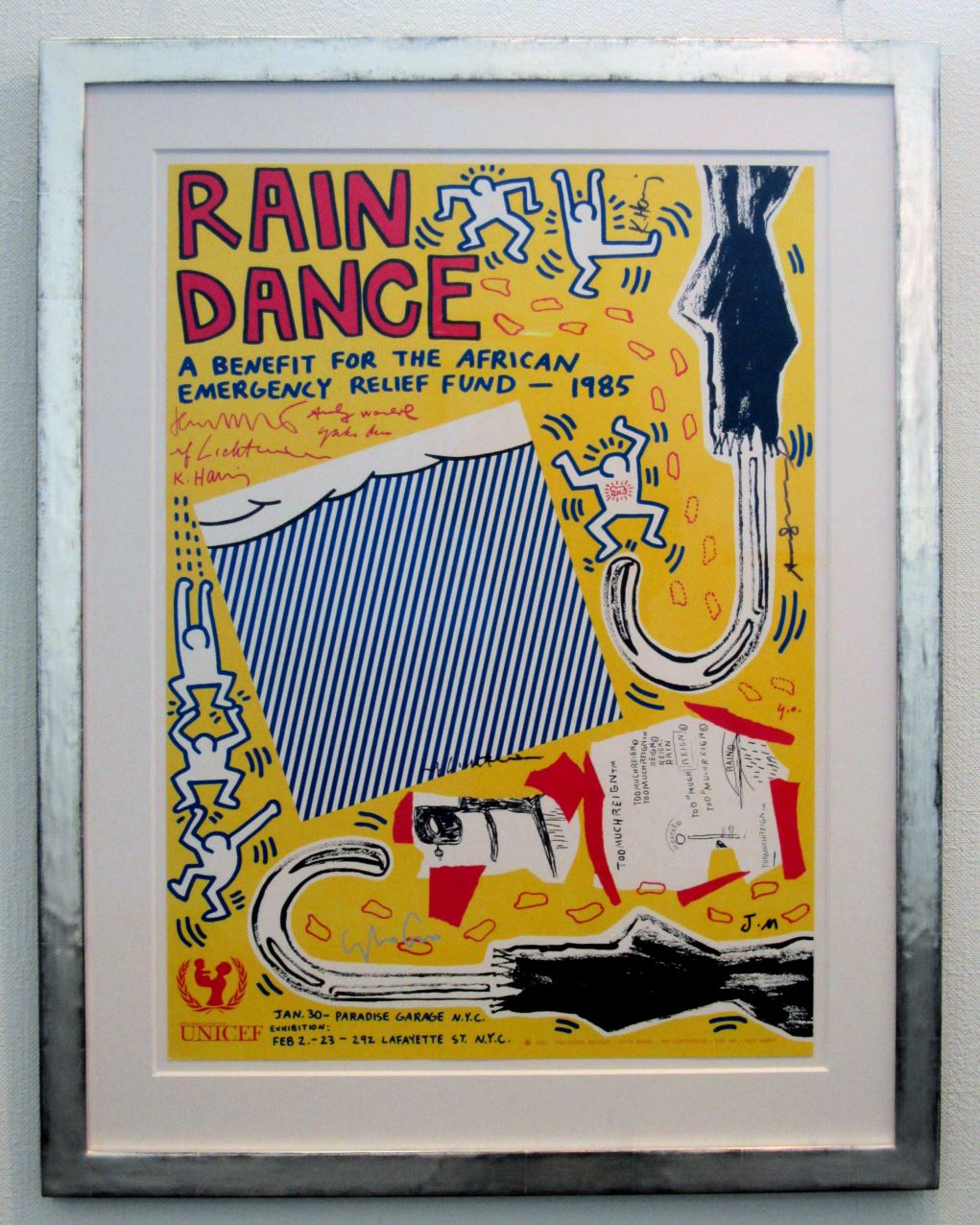 Haring, Warhol, Ono,Lichtenstein, Basquiat: Rain Dance
