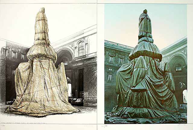 Wrapped Monument Leonardo 2 Blatt