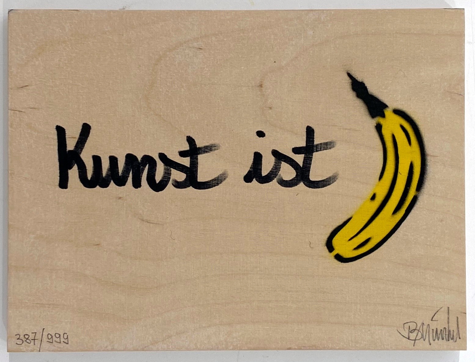 Kunst ist Banane