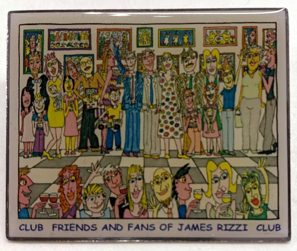 Pin: Club - Friends and Fans of James Rizzi - Club