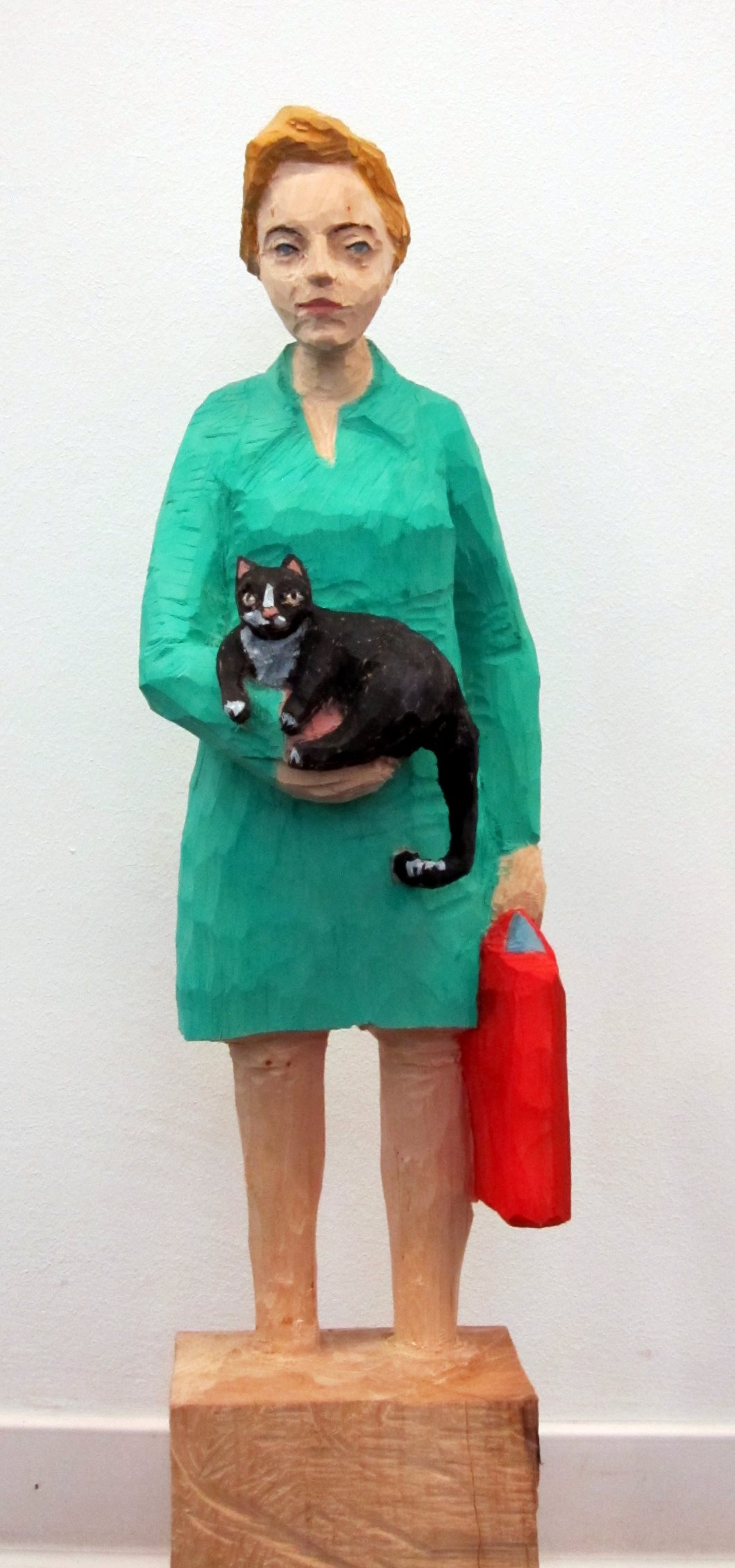 Edekafrau (1107) mit schwarzer Katze