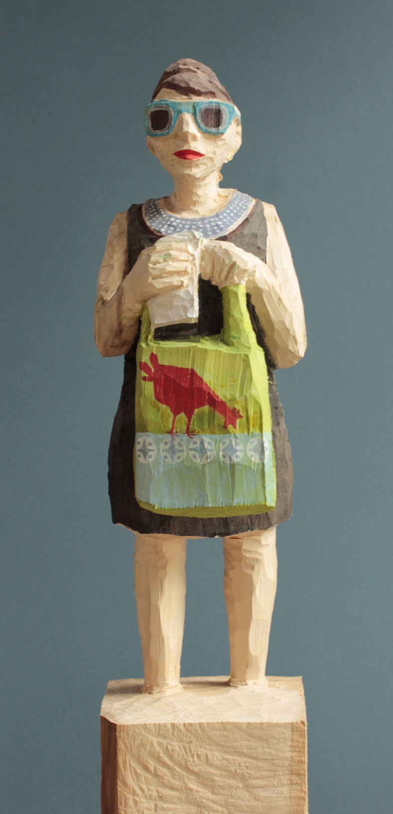 Edekafrau (913) mit Huhn-Tasche