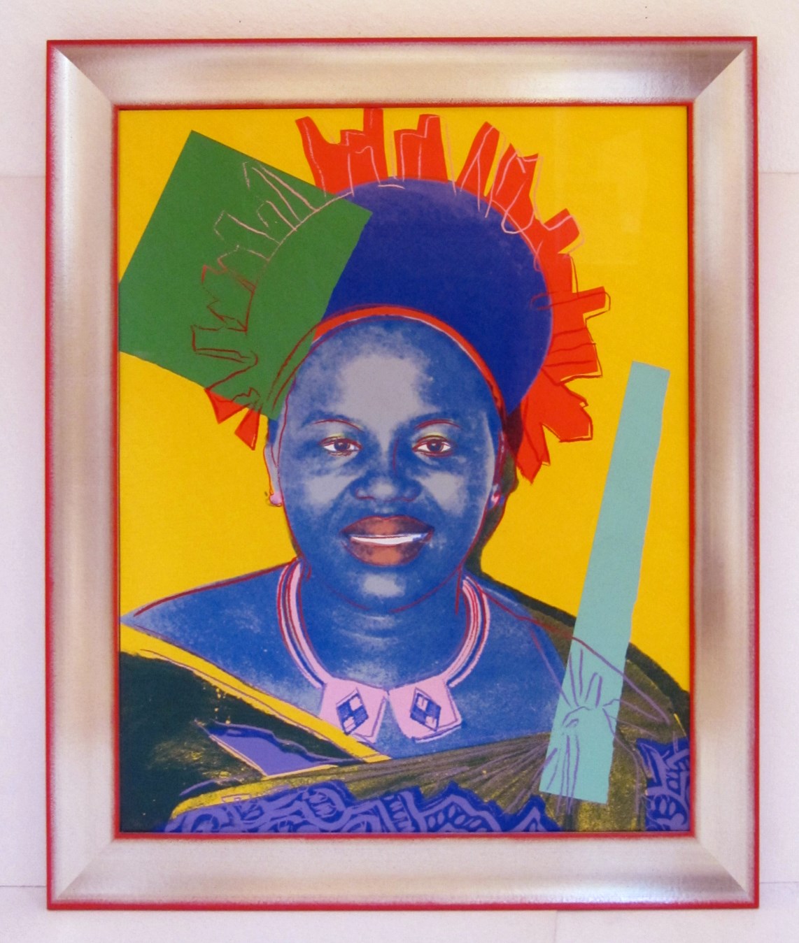 Queen Ntombi Twala of Swaziland, orange