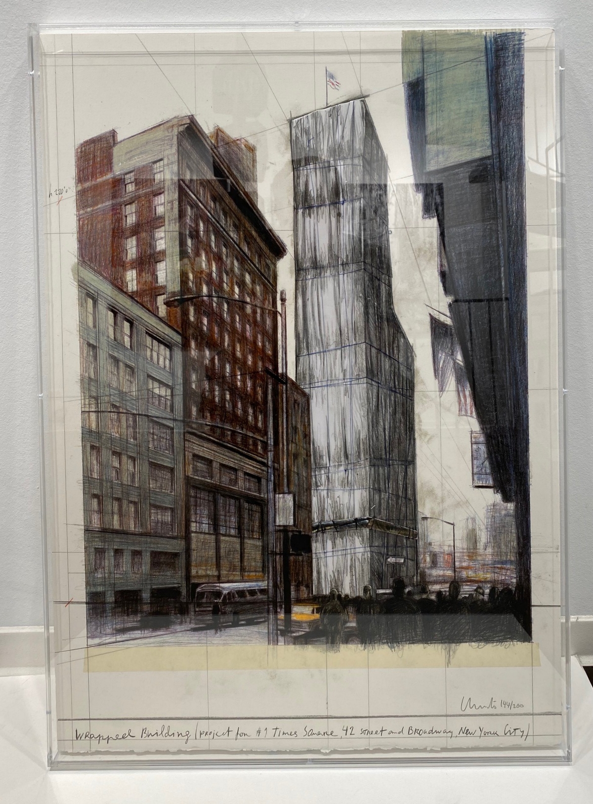 Wrapped Building,  Project for No. 1 Times Square