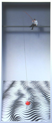 Homage to Victor Vasarely - Vasarely angelt