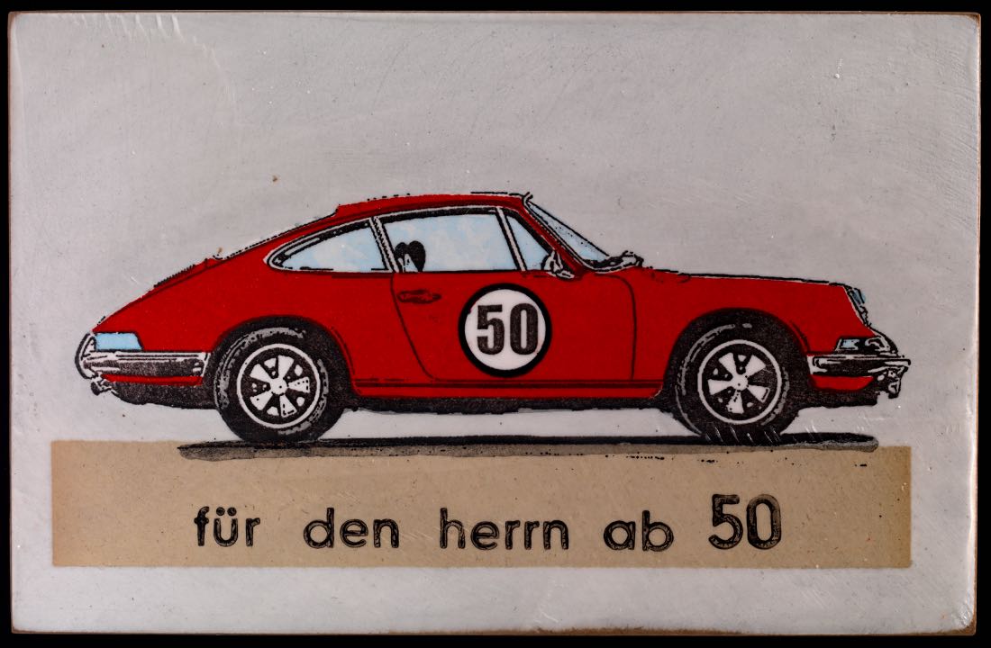Porschefimmel - Für den Herrn ab 50 -  rot